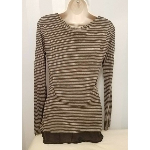 AllSaints Miro Long Sleeve Stripe Tee US8 UK12 NWT - Picture 5 of 8